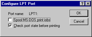 Configure LPT Port