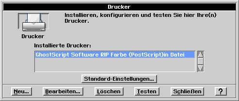 Drucken in Datei
