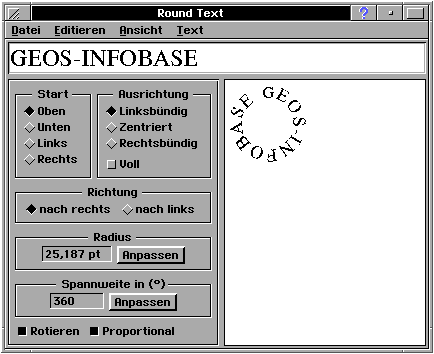 RoundText