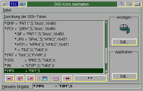 DOS-Icons bearbeiten