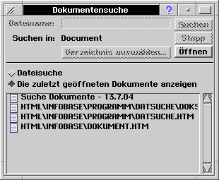 Dokumentensuche