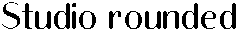 Studio serif